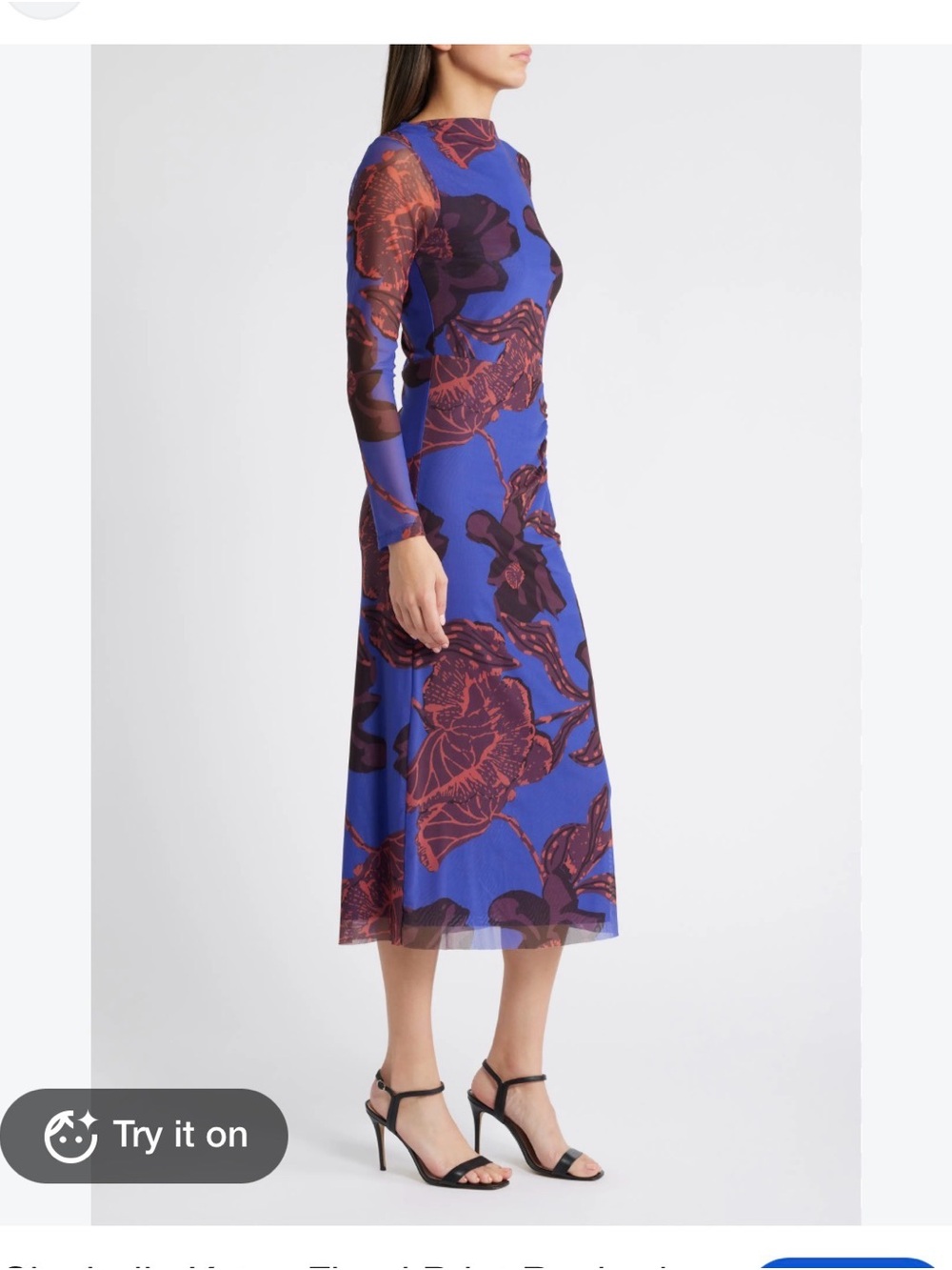 Cleobella Katya Floral Print Midi Dress